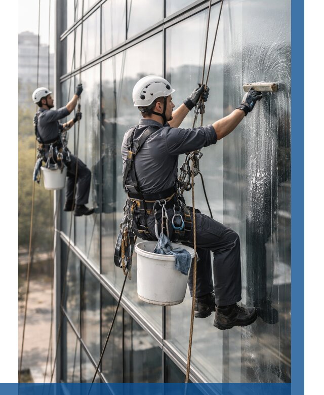 Мойка сплошного остекления в Острогожске, заказать от 313 р.| ВЫСОТНИК-Стг