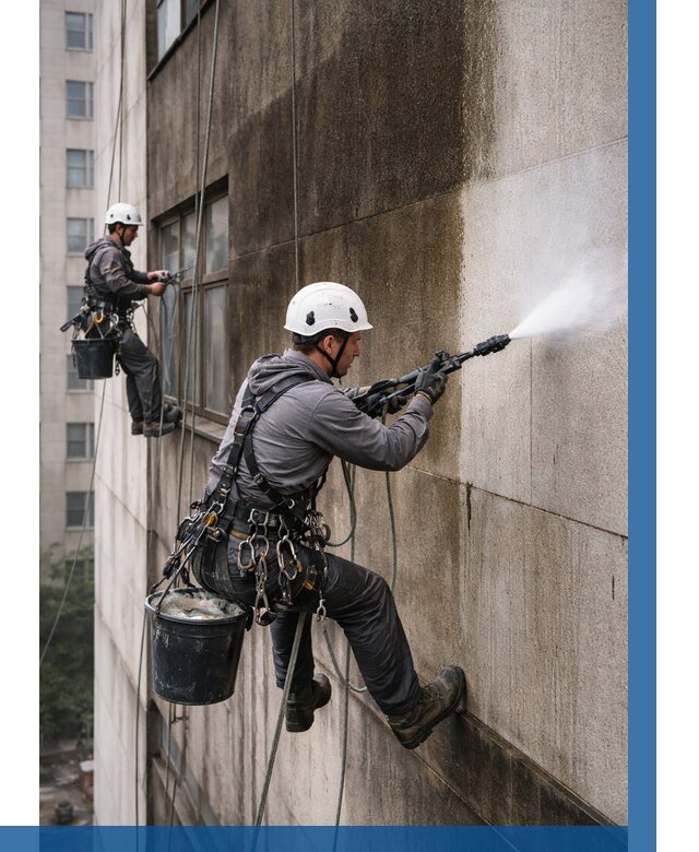 Очистка фасада от копоти в Острогожске от 261 р. | ВЫСОТНИК-Стг