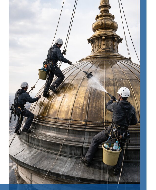 Мойка куполов и шпилей в Острогожске от 8345 р. - заказать | ВЫСОТНИК-Стг