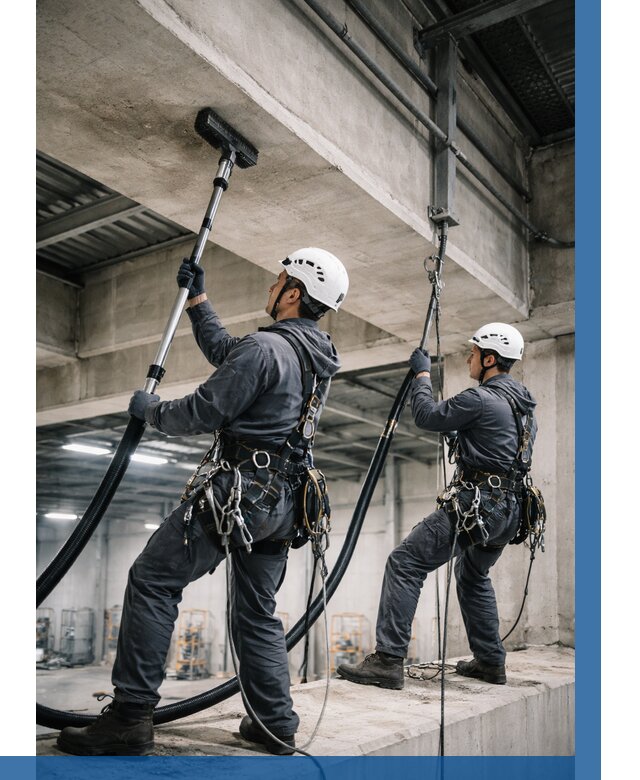 Обеспыливание потолочных конструкций в Острогожске от 261 р. |ВЫСОТНИК-Стг