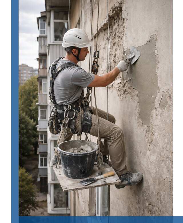 Восстановление фасадной штукатурки в Острогожске с гарантией качества