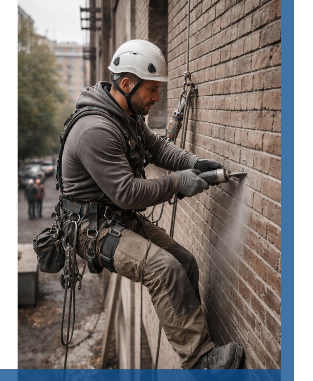 Расшивка кирпичных швов в Острогожске от 626 р. | ВЫСОТНИК-Стг