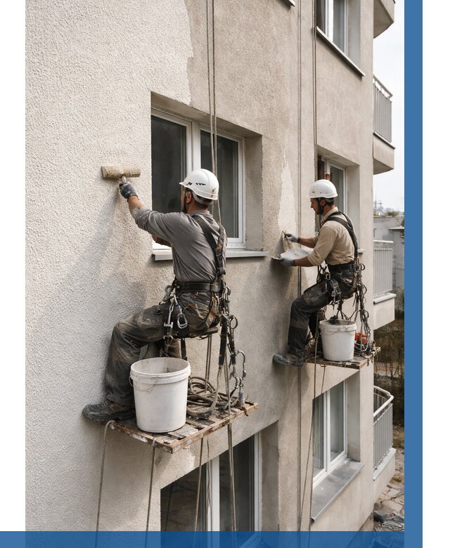 Нанесение короеда на фасад в Острогожске от 469 р. | ВЫСОТНИК-Стг