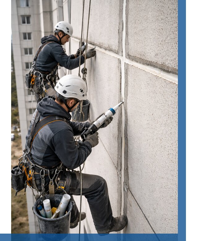Герметизация межпанельных швов в Острогожске от 730 р. | ВЫСОТНИК-Стг
