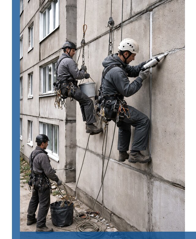 Герметизация межпанельных швов в Острогожске с гарантией герметичности