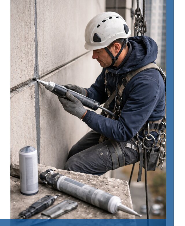 Вторичная герметизация швов в Острогожске от 469 р. | ВЫСОТНИК-Стг