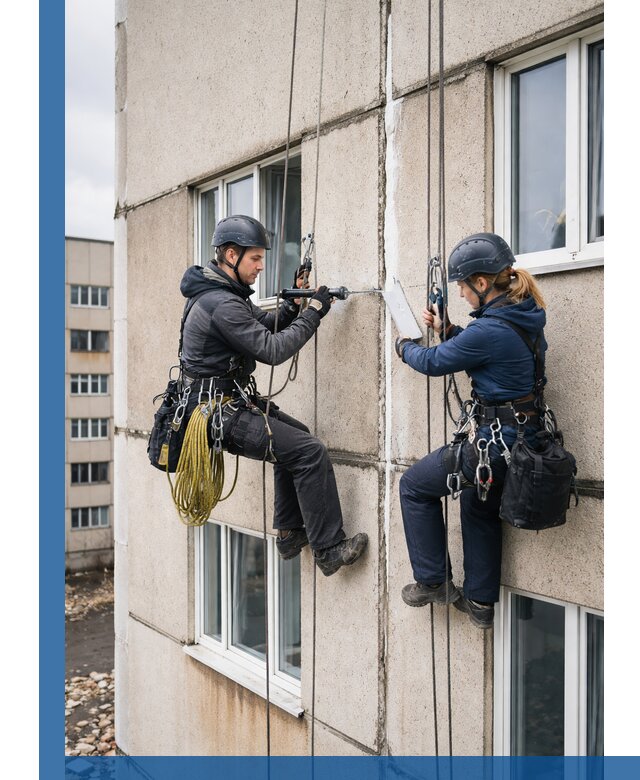 Герметизация межпанельных швов тёплым швом в Острогожске