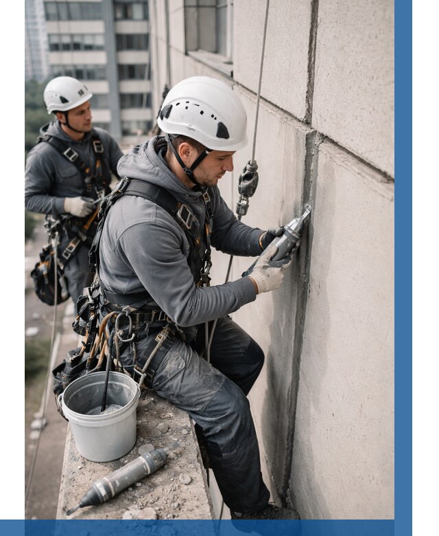 Ремонт деформационных швов здания в Острогожске от 1043 р. | ВЫСОТНИК-Стг