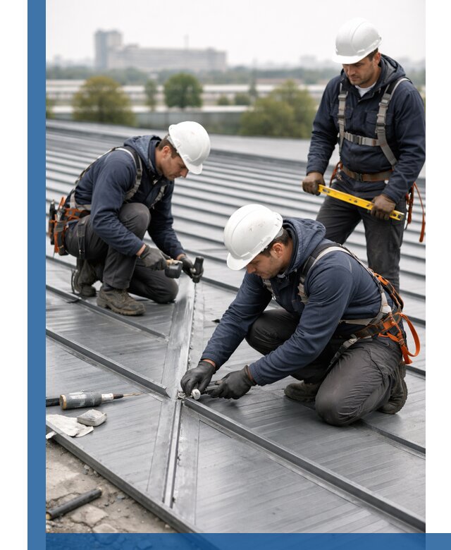 Ремонт фальцевой кровли в Острогожске срочно и качественно