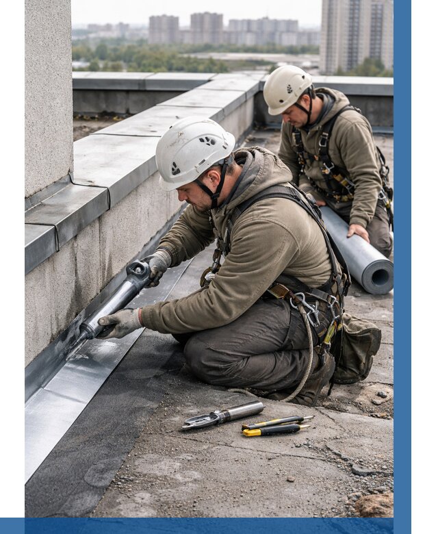 Ремонт кровельных примыканий в Острогожске от 1252 р. | ВЫСОТНИК-Стг