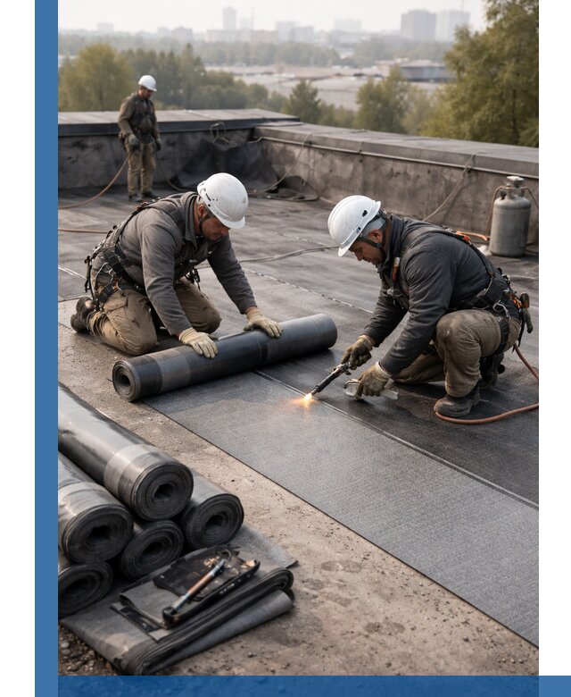 Монтаж мягкой кровли в Острогожске профессионально и надежно