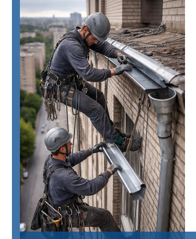 Ремонт водосточных желобов в Острогожске, быстро и качественно