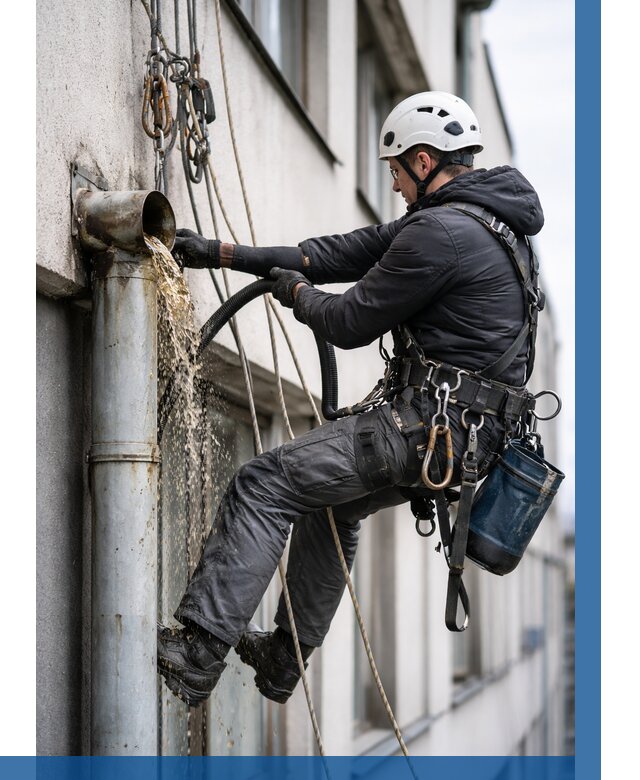 Прочистка водосточных труб в Острогожске от 3651 р. | ВЫСОТНИК-Стг