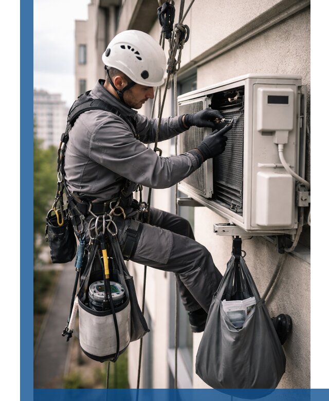 Обслуживание внешнего блока кондиционера в Острогожске профессионально