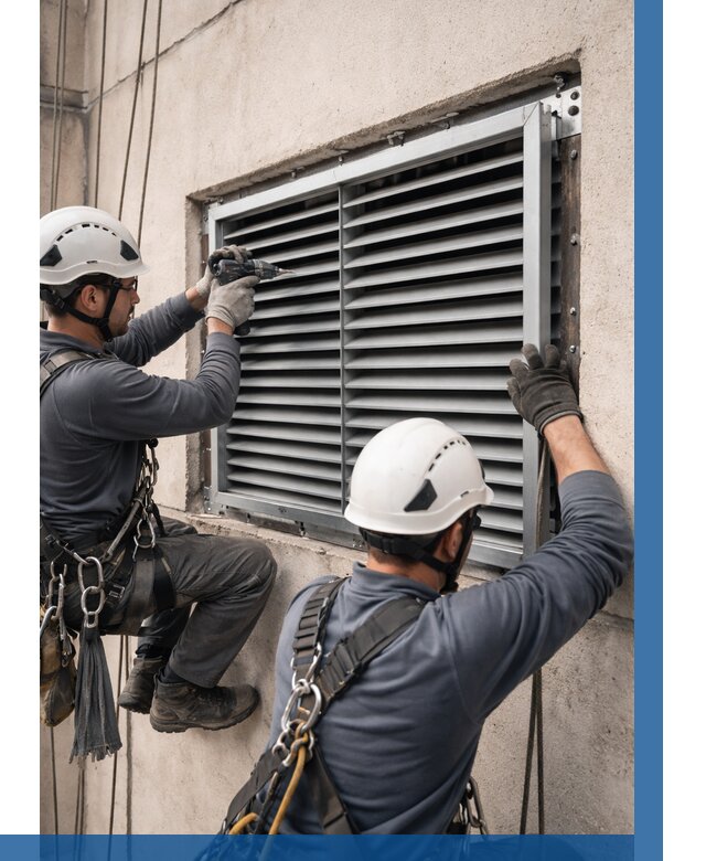 Монтаж вентиляционных решеток в Острогожске от 4694 р. | ВЫСОТНИК-Стг