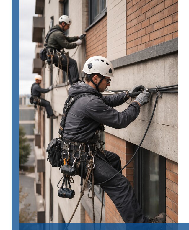 Крепление кабеля на фасаде монтаж и крепеж в Острогожске