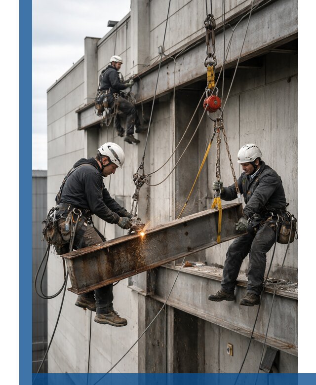 Демонтаж металлоконструкций на высоте в Острогожске под ключ