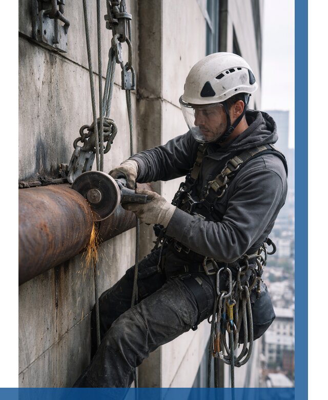 Резка металла на высоте в Острогожске по цене от 4694 р. | ВЫСОТНИК-Стг