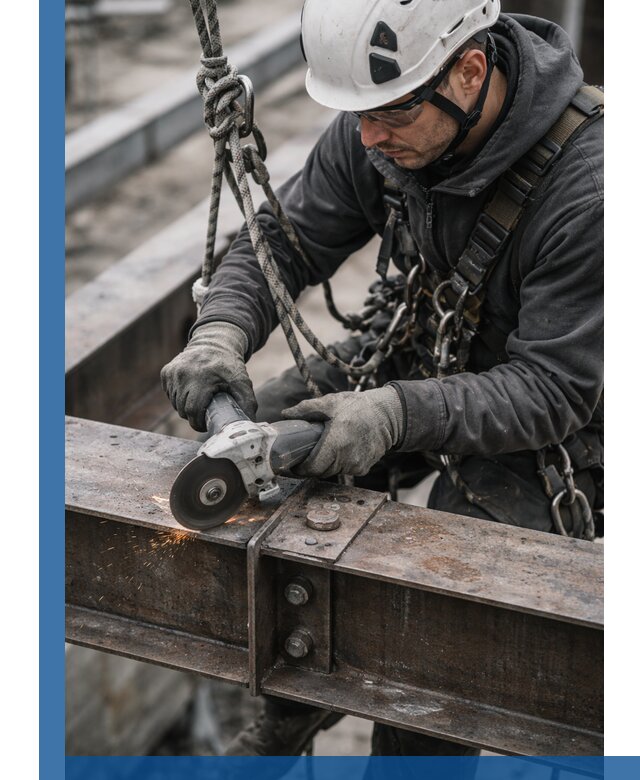 Резка металла на высоте в Острогожске для зданий и конструкций