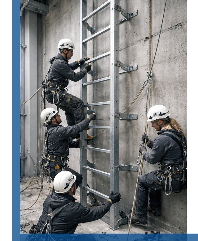 Монтаж металлических лестниц в Острогожске под ключ со гарантией