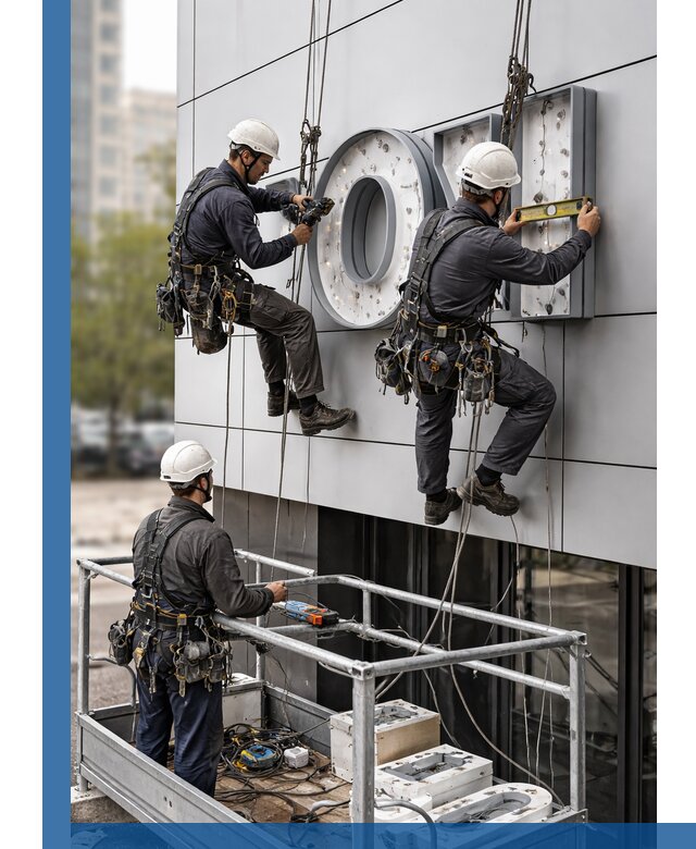 Профессиональный монтаж световых букв в Острогожске под ключ