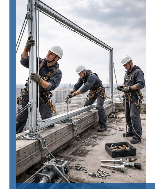 Монтаж крышных рекламных конструкций под ключ в Острогожске