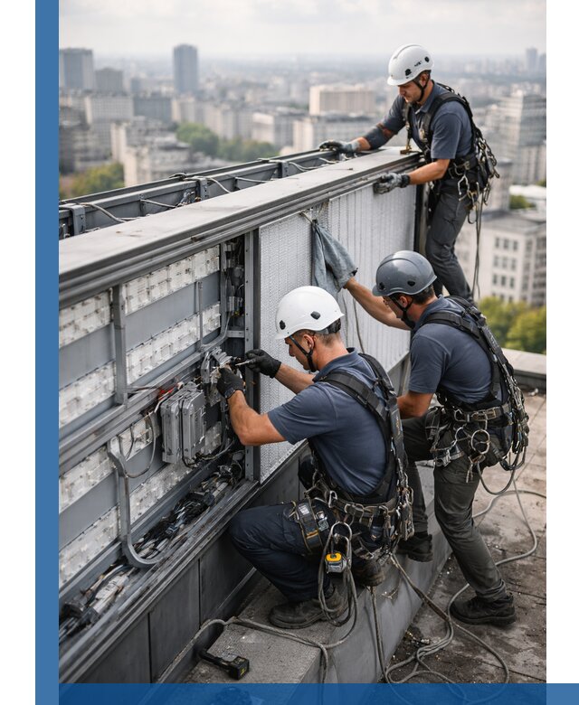 Профессиональное обслуживание крышной рекламы в Острогожске под ключ