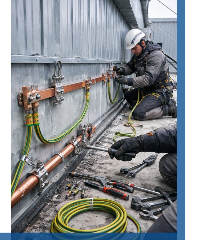 Монтаж заземления здания в Острогожске от 26078 р. | ВЫСОТНИК-Стг