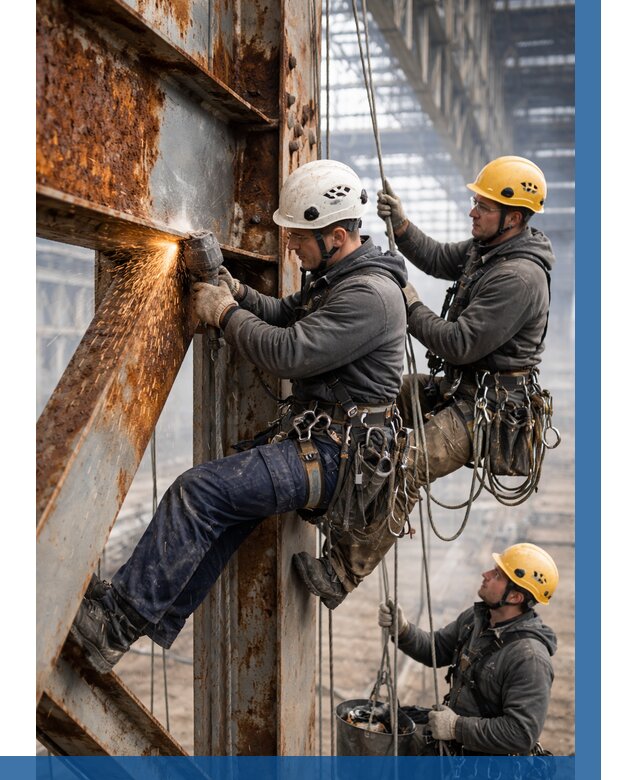 Зачистка металла от ржавчины в Острогожске от 365 р. | ВЫСОТНИК-Стг