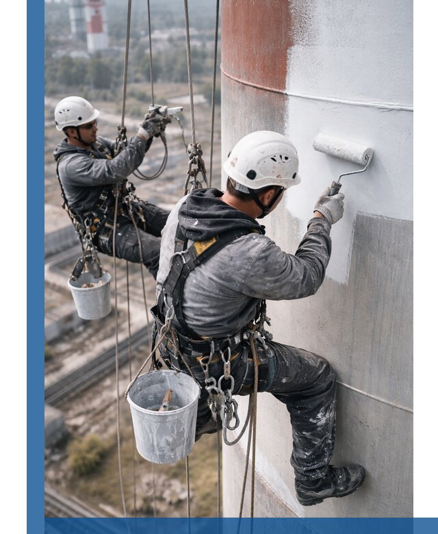 Покраска дымовых труб в Острогожске: антикоррозийная защита и восстановление
