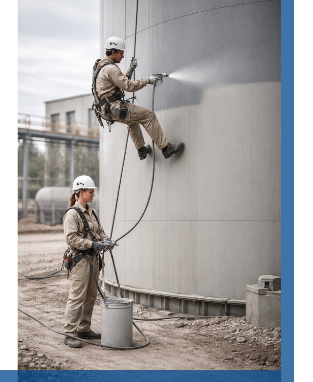 Покраска резервуаров в Острогожске от 1252 р. | ВЫСОТНИК-Стг — заказать