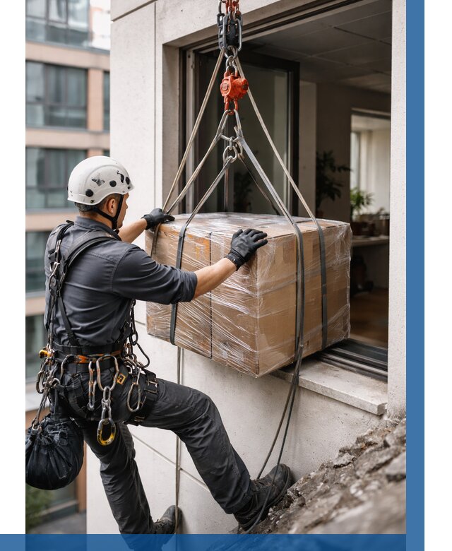 Подъем груза через окно в Острогожске от 4694 р. | ВЫСОТНИК-Стг