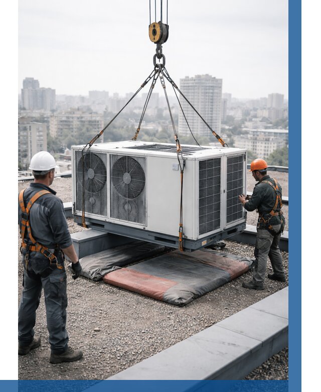 Подъем груза на крышу в Острогожске от 5216 р. | ВЫСОТНИК-Стг заказать