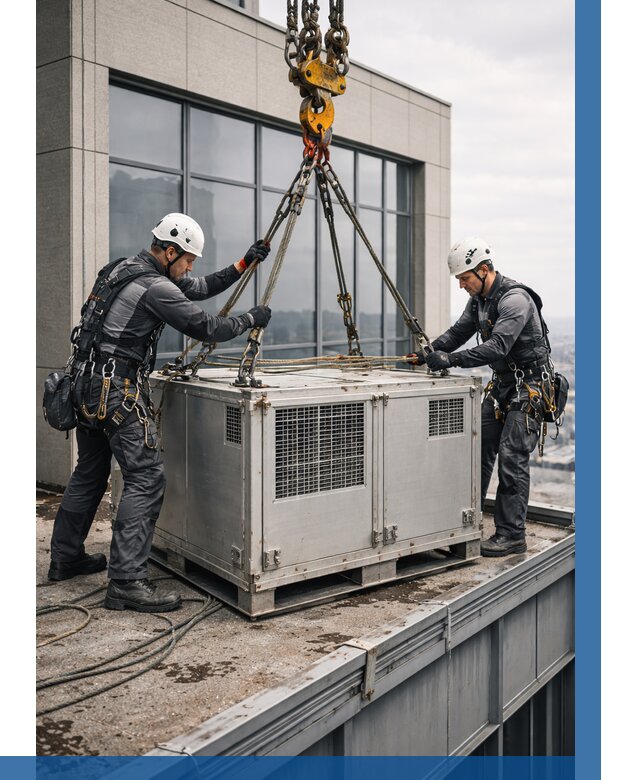 Такелажные работы на высоте в Острогожске от 8345 р. | ВЫСОТНИК-Стг