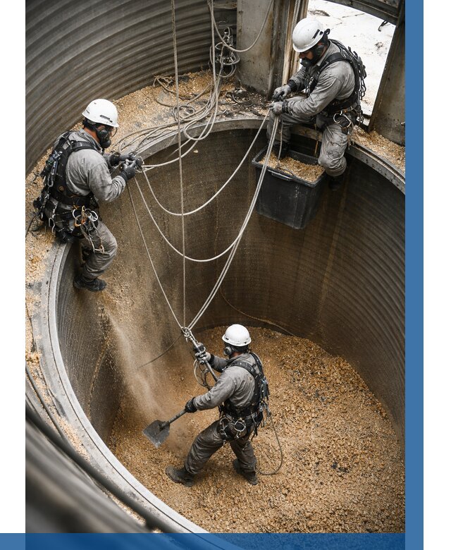 Чистка зерновых бункеров в Острогожске от 12517 р. | ВЫСОТНИК-Стг