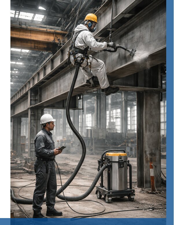 Обеспыливание конструкций в цехе в Острогожске от 4381 р. | ВЫСОТНИК-Стг