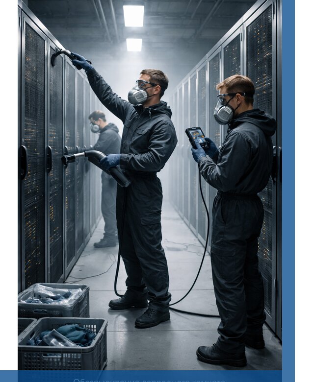 Обеспыливание серверной комнаты в Острогожске от 4694 р. | ВЫСОТНИК-Стг